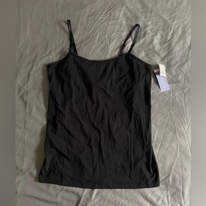 NWT Motherhood Maternity Black Nursing Cami Tank Top Size L
